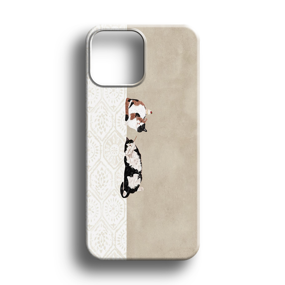 Vintage Cat Harmony Premium Telefon Kılıfı - 956