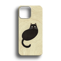 Black Cat Waves Premium Telefon Kılıfı - 923