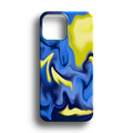 Electric Blue Fusion Premium Telefon Kılıfı - 961