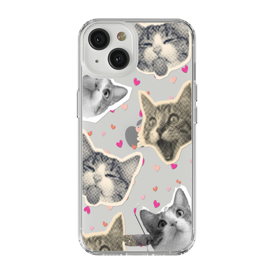 Kedi Şeffaf Premium Telefon Kılıfı - 14