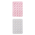 Silikonlu Vantuz Beyaz ve Pembe Telefon Vantuz Tutucu 2 Adet