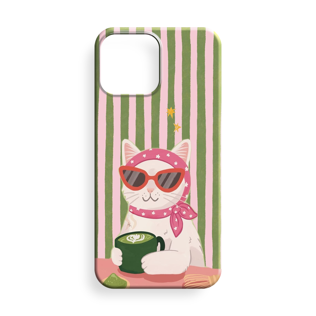 Keyif Yapan Kedi Premium Telefon Kılıfı - 776