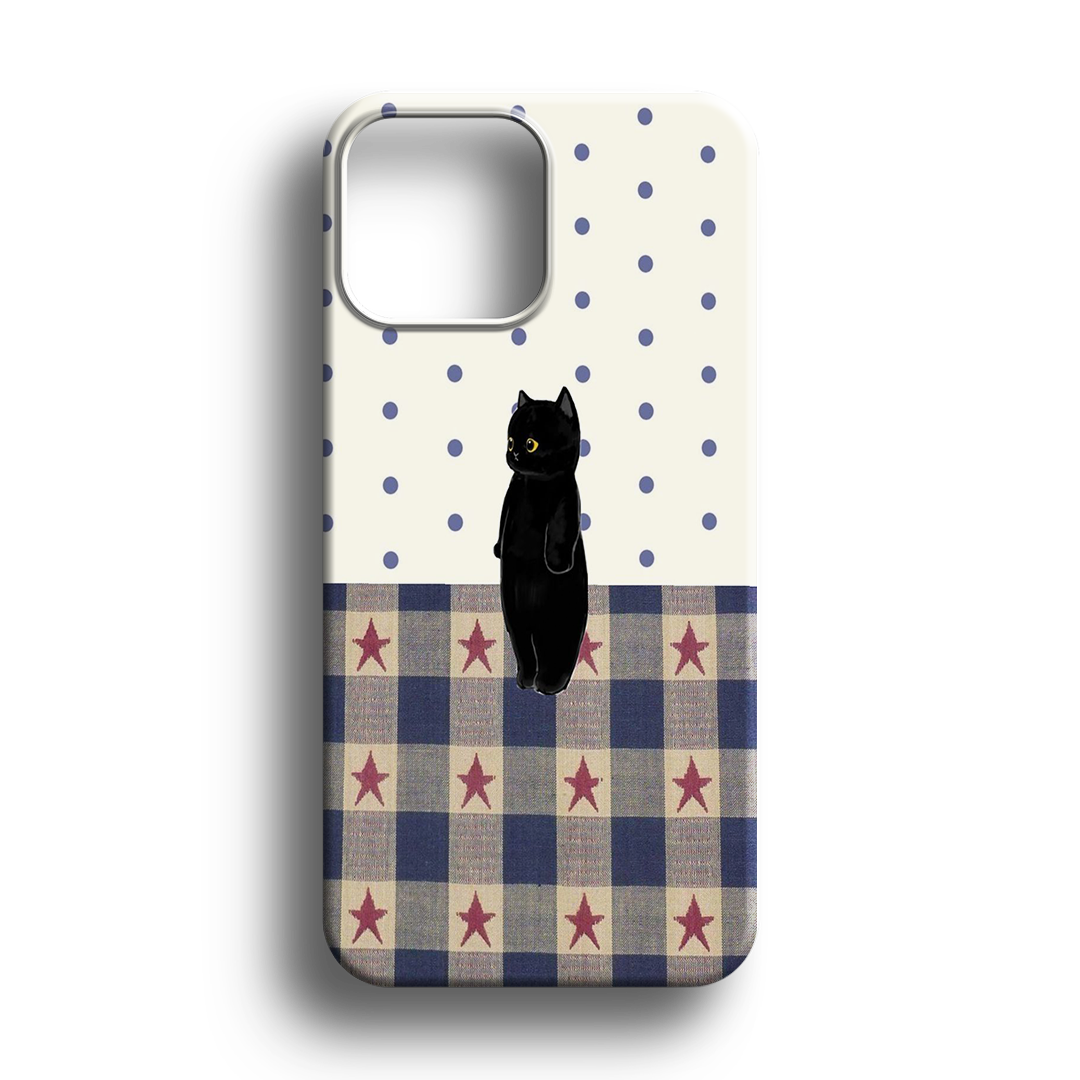 Şaşkın Kedi Premium Telefon Kılıfı - 124