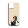 Cool Kadın Ve Kediler Premium Telefon Kılıfı - 618