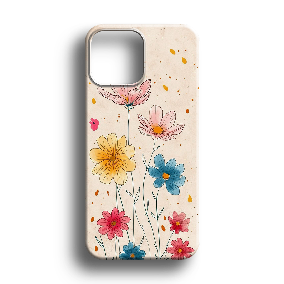 Çiçek Premium Telefon Kılıfı - 363