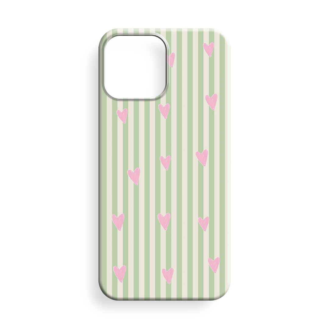 Pembe Kalp Premium Telefon Kılıfı - 588
