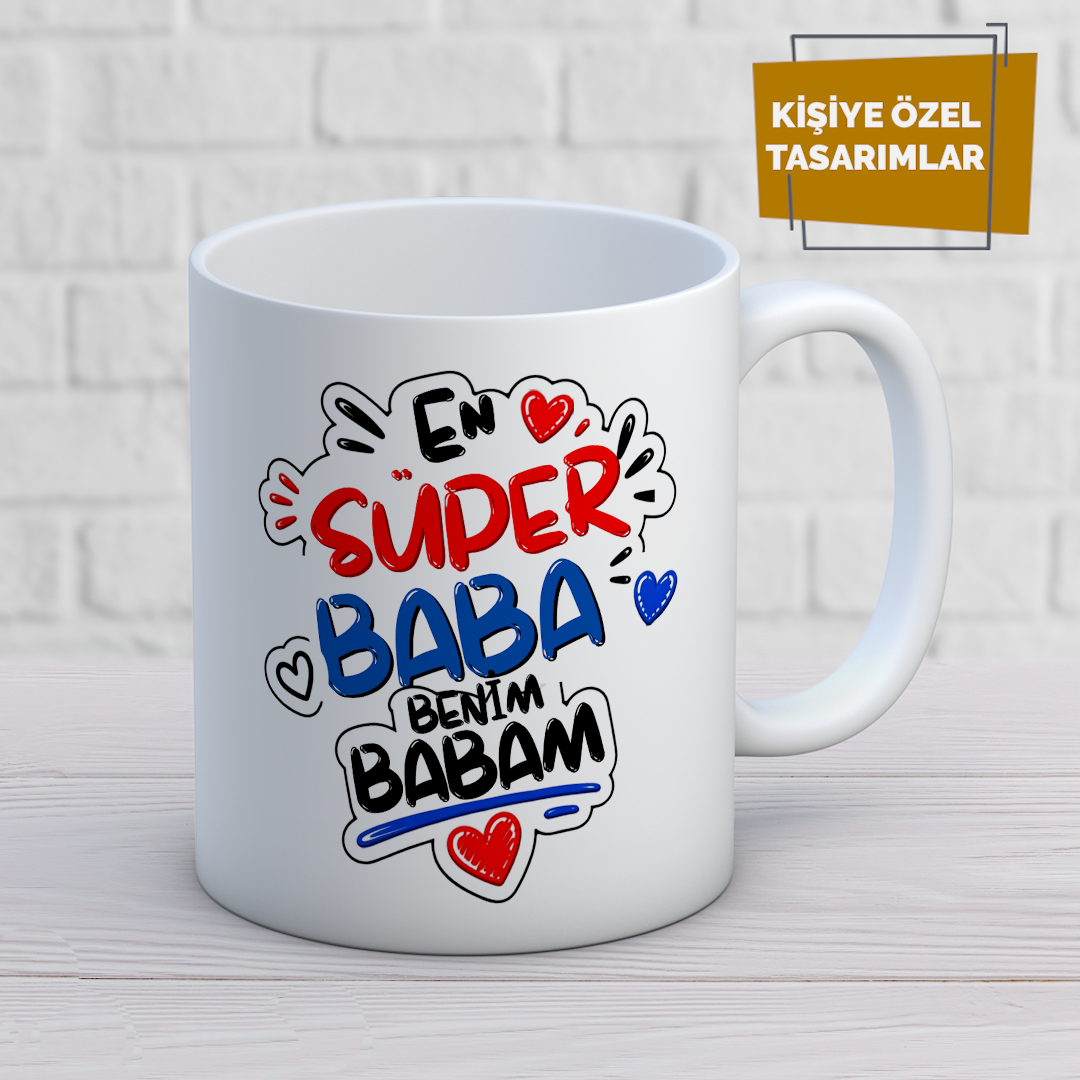 En Süper Baba Özel Kupa Bardak