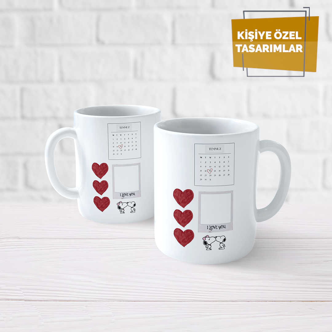 Sevgililere Özel Set Kupa Bardak