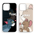 Tom Ve Jerry Couple Premium Telefon Kılıfı - 542-543