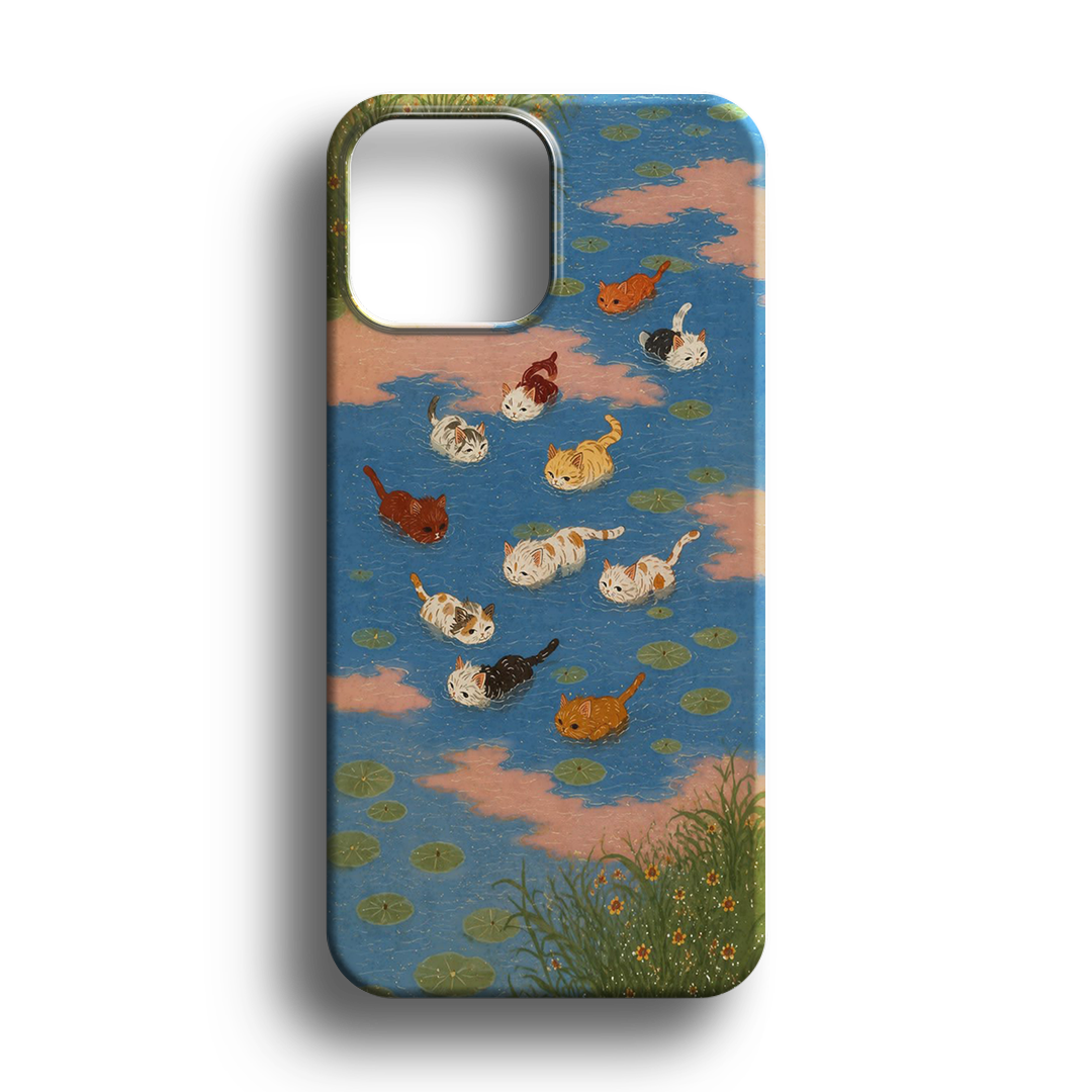 Cat Pond Premium Telefon Kılıfı - 904