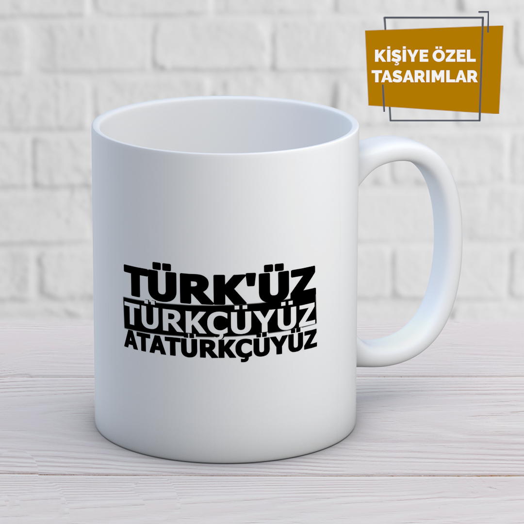 Türkçüyüz Hitabe Özel Kupa Bardak