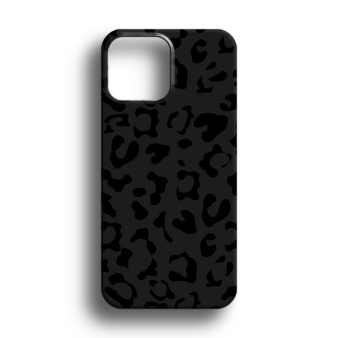 Siyah Leopar Premium Telefon Kılıfı - 193