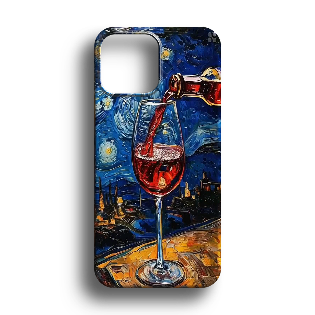 Şarap Kolaj Premium Telefon Kılıfı - 197