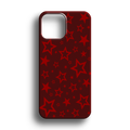 Yıldız Desen Bordo Premium Telefon Kılıfı - 602