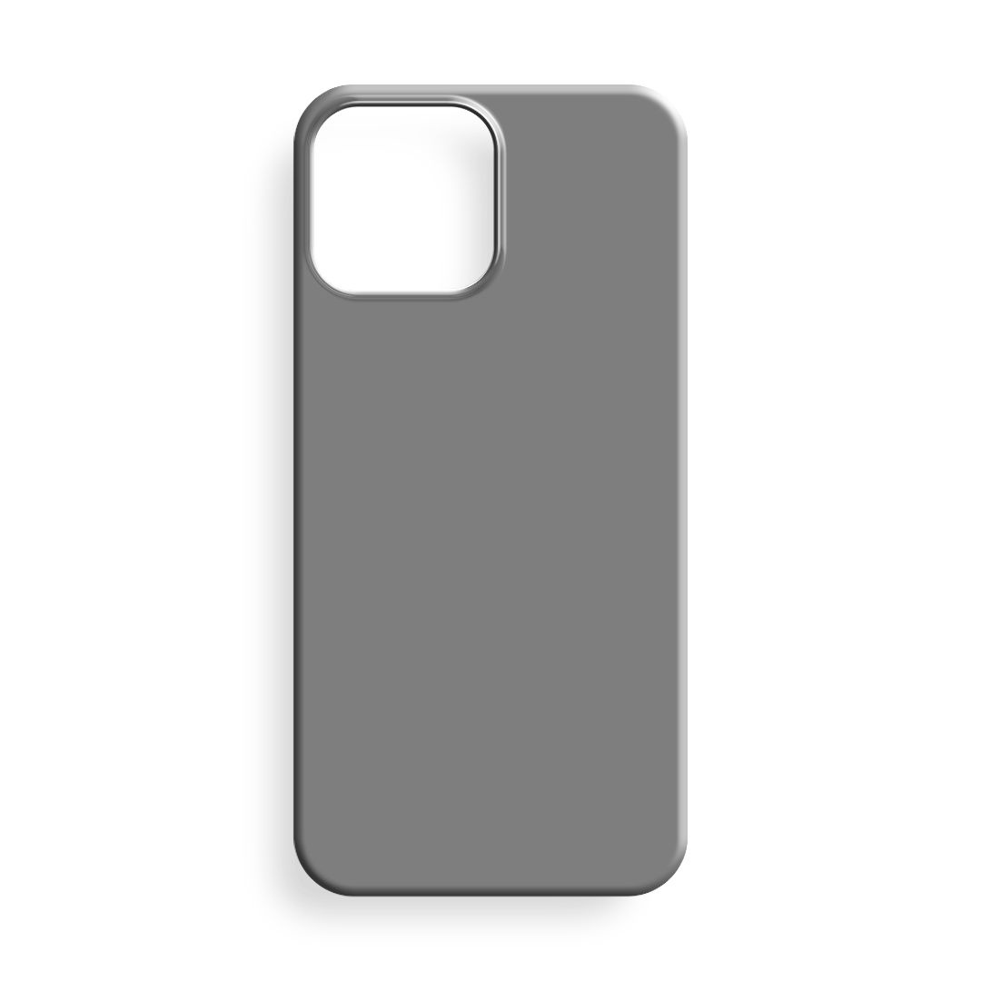 Gri Premium Lansman Silikon Telefon Kılıfı