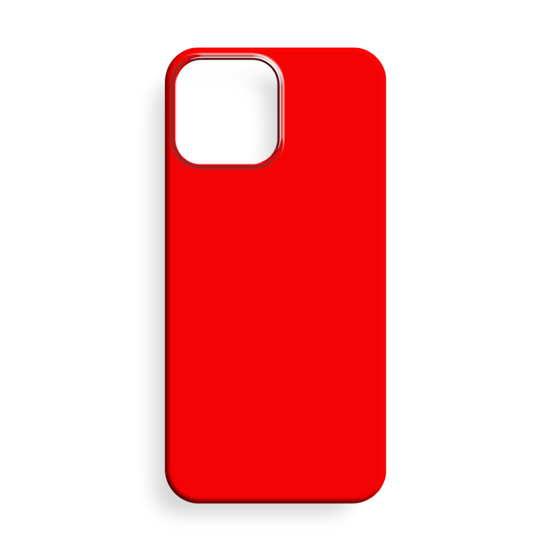 Kırmızı Premium Lansman Silikon Telefon Kılıfı