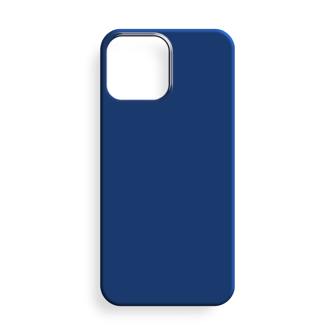 Lacivert Premium Lansman Silikon Telefon Kılıfı